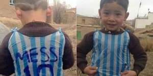 Terungkap, Bocah Pemakai Jersey Kresek Messi