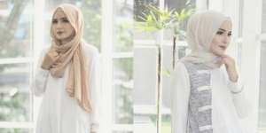 Pose Zahratul Jannah dengan Dress Andalan