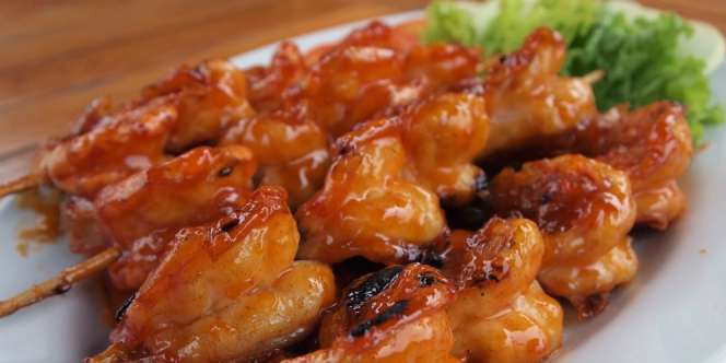 Membuat Udang Bakar Madu ala Resto