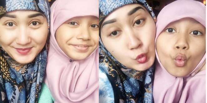 Dian Pelangi Tampil Natural Tanpa Make Up