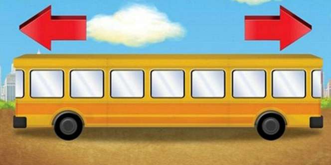 Coba Tebak, Ke Arah Mana Bis Ini Akan Bergerak