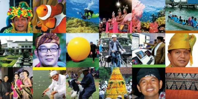 Ridwan Kamil dan Azwar Anas Raih Penghargaan Kebudayaan