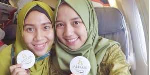 Pose #HOTD Juara `Dauky Dream Girls 2015` Saat Umrah