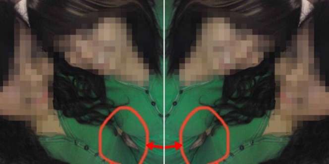 Tangan Berkuku Panjang Ikut Selfie di Foto Wanita Ini