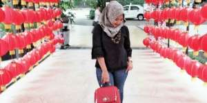 #HOTD: Hijab Semiformal Risa Maziyah