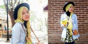 Padupadan Manis Rok Midi untuk Hijaber