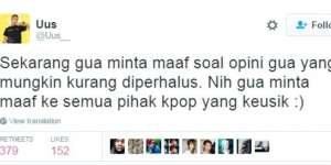 Diserang Fans K-Pop, Komedian Uus Minta Maaf