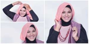 Ragam Hijab Tutorial untuk ke Pesta