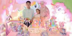 Rima Idris Rayakan Ultah Anak, Ustaz Aswan Jadi Sorotan