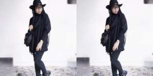Ladyulia: Hijaber dengan Gaya 'Rock-Chic'