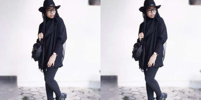 Ladyulia: Hijaber dengan Gaya 'Rock-Chic'