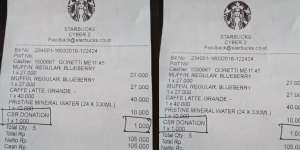 Heboh Starbucks Comot Rp1.000 dari Tagihan Pelanggan