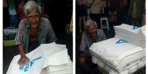 Kisah Mbah Suhartono, Bertahan Hidup dengan Karung Terigu