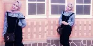 #HOTD: Paduan Hijab dan `Baju Kodok` Jamilatus Sa`diyah 