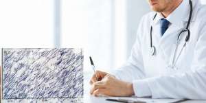 Tulisan Tangan Jelek, Dokter Didenda