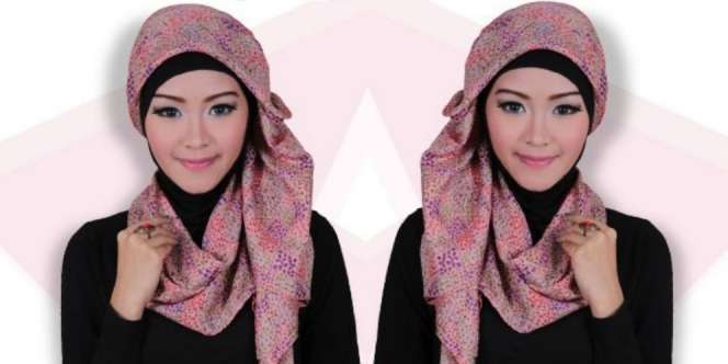 Mybamus: Tutorial Kerudung Segiempat untuk Pesta