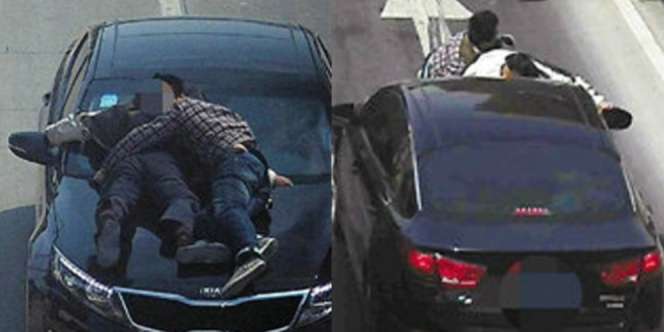 Ayah Minta Maaf Sampai Naik Kap Mobil, Anak Tak Peduli