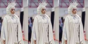 Tampilan Hijab Unik Melly Goeslaw