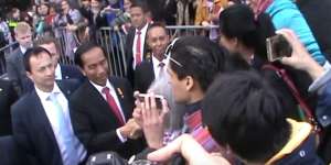Video Kehebohan WNI Sambut Jokowi di Belanda