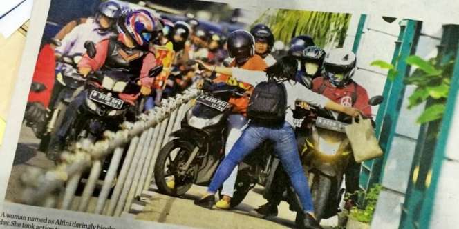 Srikandi Penghadang Pemotor di Trotoar Ibukota, Panen Dukungan