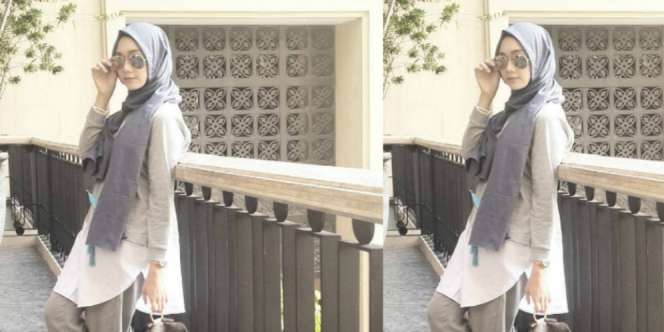 Gysta, Hijaber Cantik yang Hobi Jalan-jalan