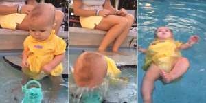 Bayi Belajar Berenang Sendiri, Orangtua Panen Hujatan