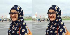 Cantik Natural, Meyda Sefira Kenakan Busana Syar'i
