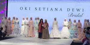 Nuansa Pastel Dominasi `Oki Setiana Dewi Bridal` di Makassar