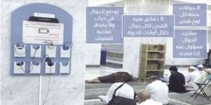 Masjidil Haram Luncurkan Fasilitas Isi Ulang Baterai Ponsel
