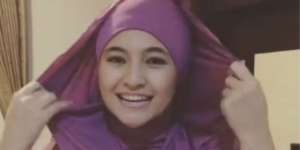 Subhanallah, Marshanda Siapkan Jilbab Lucu Jelang Ramadan