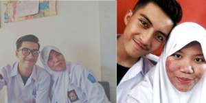 Punya Kekasih Tampan, Hijaber Ini Dicibir Netizen