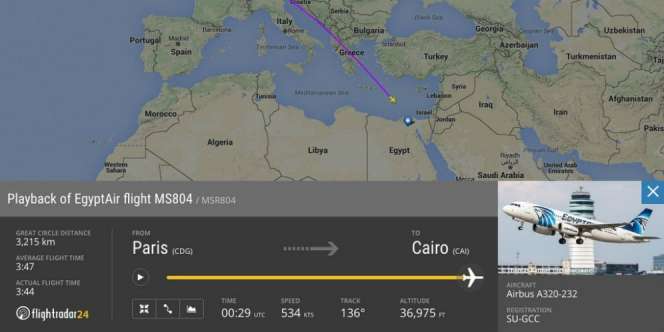 Pesawat EgyptAir dengan 69 Penumpang Hilang dalam Penerbangan