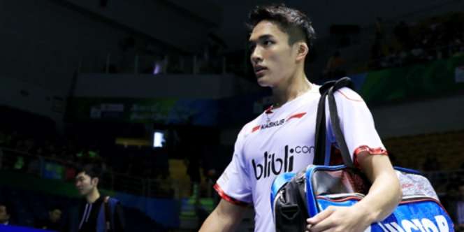 Jonatan Gagal Buka Jalan Tim Thomas Indonesia Menuju Final