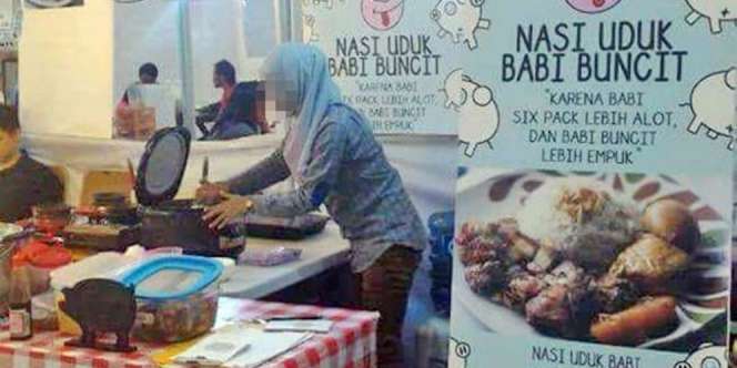 7 Fakta Menarik Seputar Wanita Berhijab Penjual Nasi Uduk Babi
