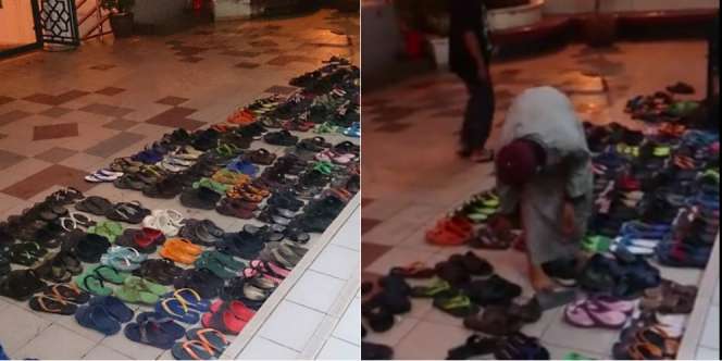 Pemuda Misterius Selalu Susun Sandal Jemaah Masjid, Siapa Dia?