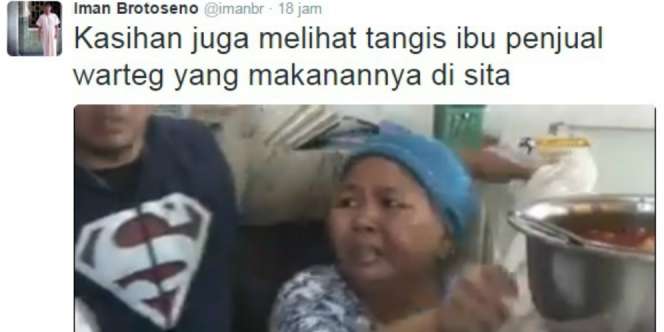 Simpati untuk Ibu Penjual Warteg, Rp265 Juta dalam 36 Jam