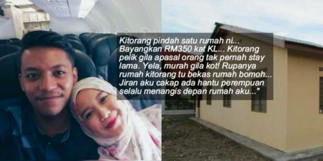 Pasangan Muda Sewa Rumah Bekas Dukun, Kaget Lihat yang Terjadi