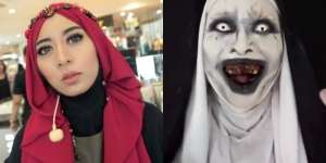 Tutorial Makeup `Valak`, Hantu `The Conjuring 2`