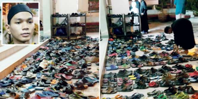 Terkuak, Identitas Pemuda Misterius Penata Sandal di Masjid