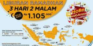 Liburan Hemat ke Seluruh Indonesia dengan 'Hore Vaganza' 