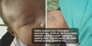 Air Mata Bayi di Luar Nikah Itu Meleleh Saat Ditinggal Ibunya