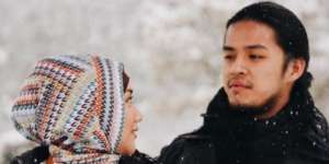 Kerja Keras Morgan Oey di Film `Jilbab Traveler`