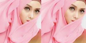 Gaya Hijab Simpel ala Terry Putri, Cocok Buat Lebaran