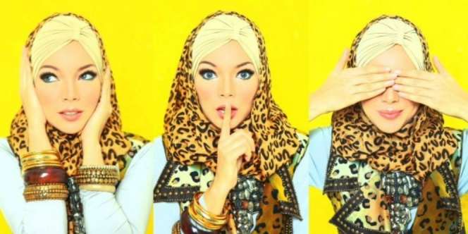Datang ke Buka Puasa Bersama, Yuk Contek Tampilan Dewi Sandra