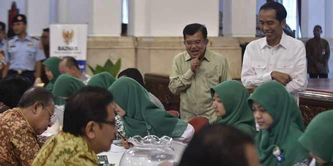 Sejarah Baru Baznas, Presiden Bawa Menteri & Pejabat Berzakat