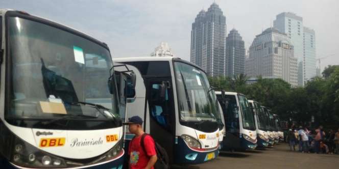 1.600 Karyawan dan Polisi Berangkat Mudik Gratis