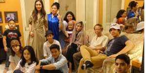 Al, El dan Dul Pilih Berlebaran Bersama Keluarga Besar Maia