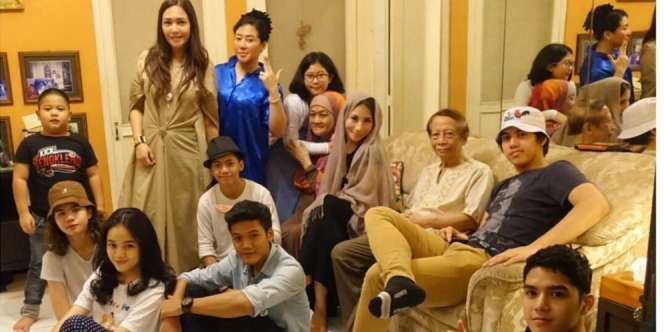 Al, El dan Dul Pilih Berlebaran Bersama Keluarga Besar Maia