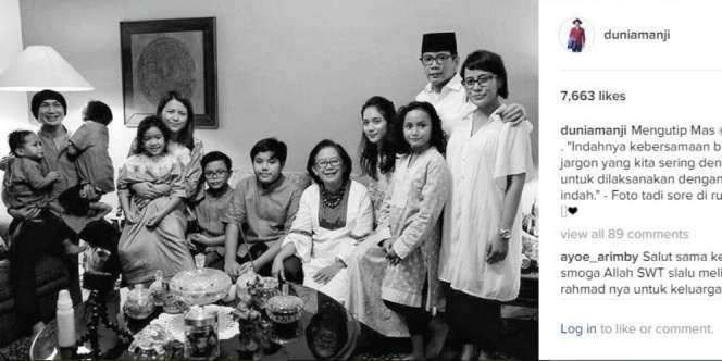 Keluarga Anji dan Wishnutama Bikin Adem Netizen