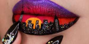 Unik! Lip Art Buatan Wanita Ini Sangat Kreatif